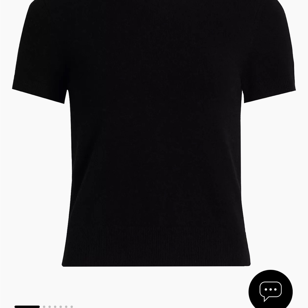 Vince Wool & Cashmere Shirt Sleeve Sweater